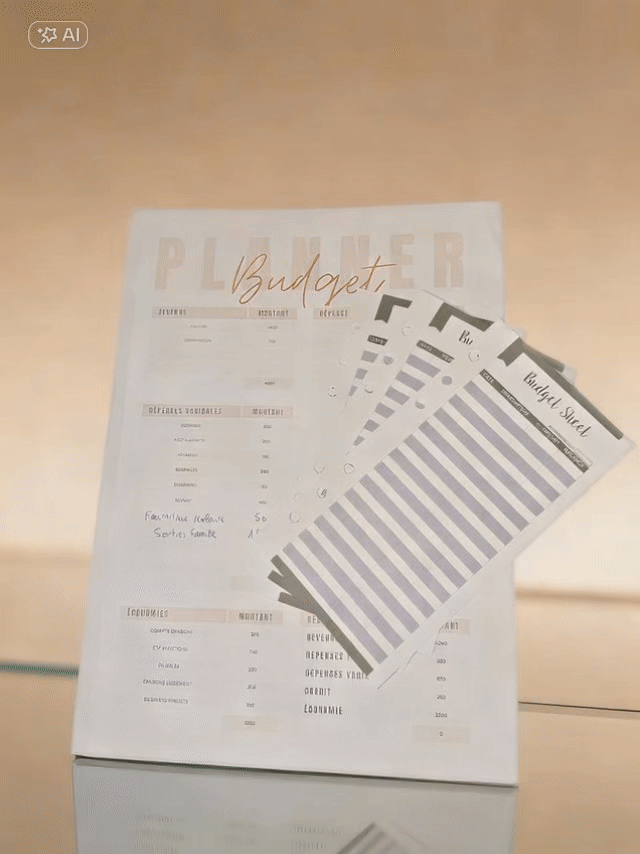 Étape 1 : remplir son budget du mois dans le planificateur Mindora