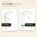 Les 2 formulaires : ta situation et tes objectifs