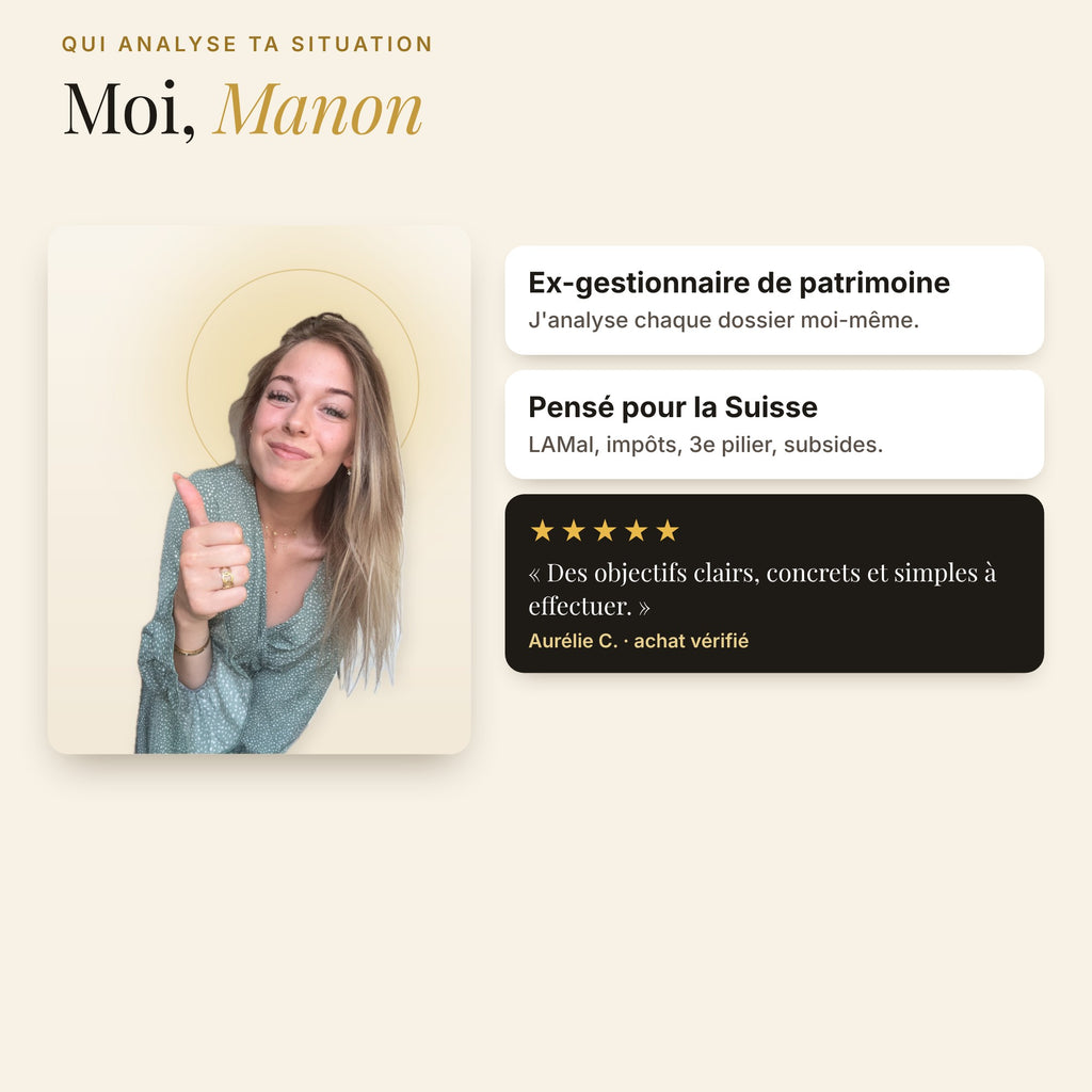 Manon, ex-gestionnaire de patrimoine, analyse chaque dossier